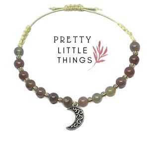 Moonlit Handcrafted Square Knot Bracelet
